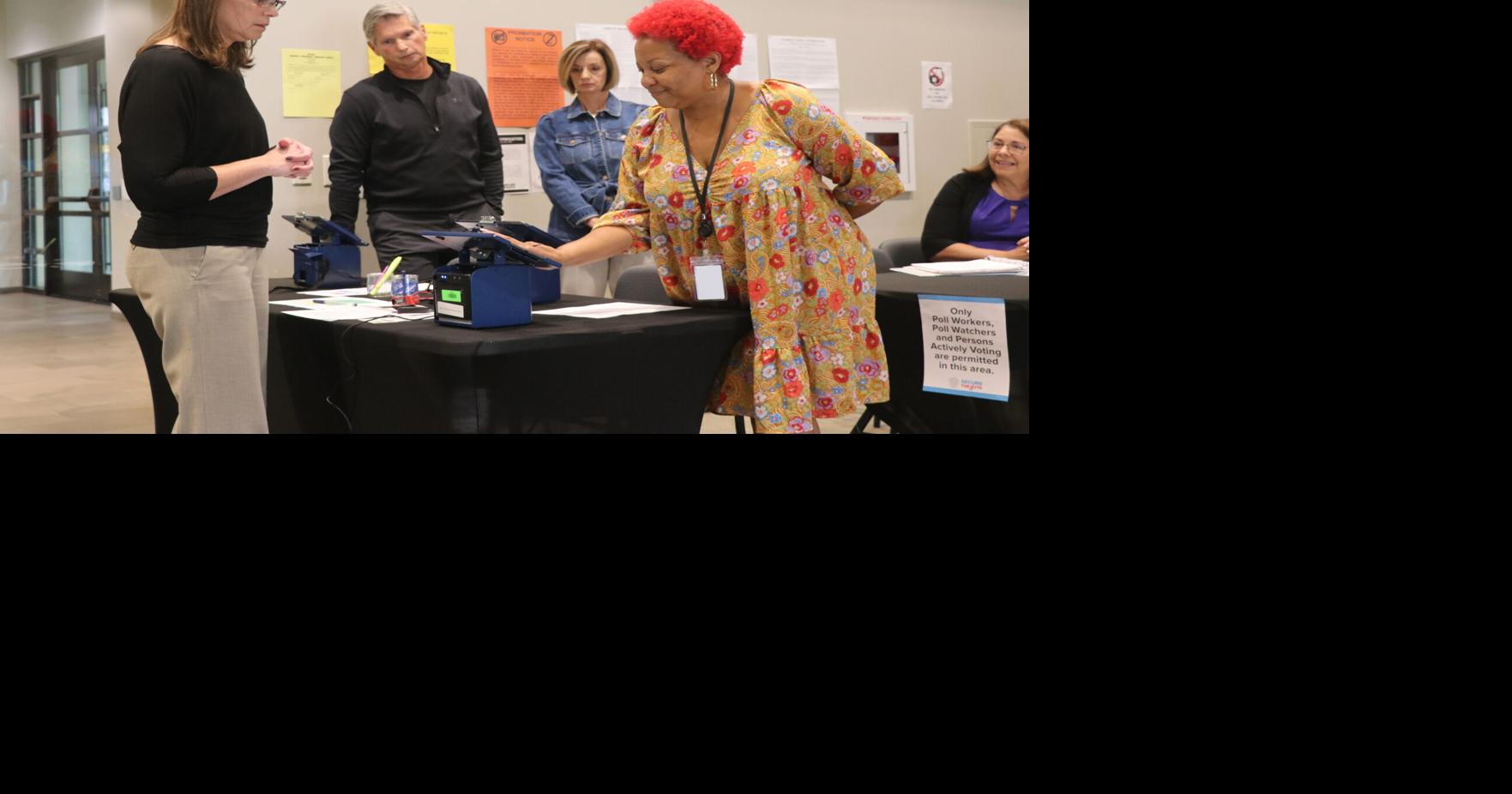 Milton elections team does a trial run with mock ballots Milton News