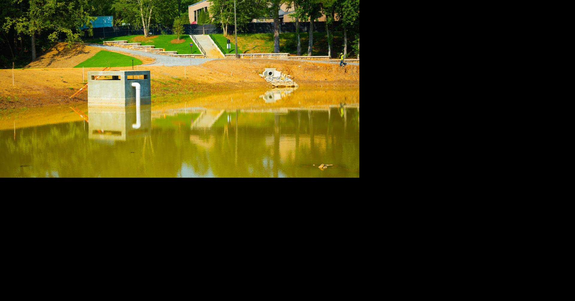 Roswell pond improvements 90% complete, ribbon cutting set