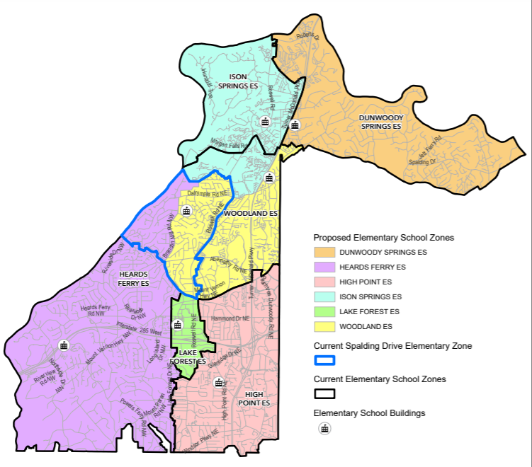 Fulton Schools recommends closing Spalding Drive Elementary School
