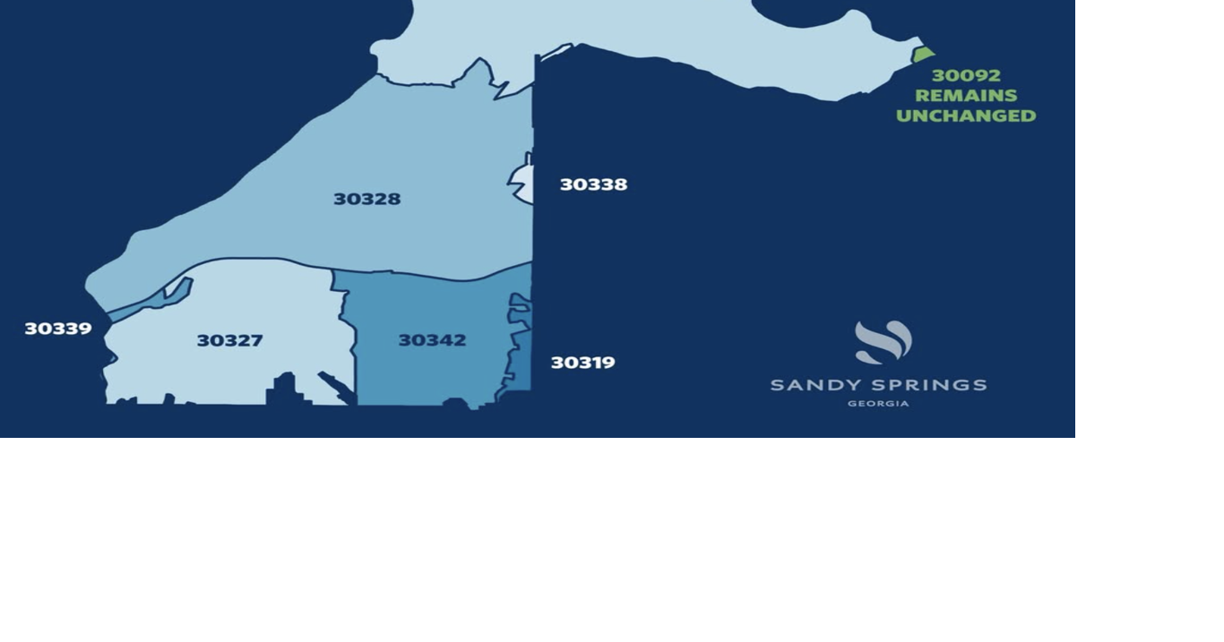 Sandy Springs gets its name in postal ZIP code spotlights | Sandy ...