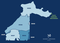 Sandy Springs gets its name in postal ZIP code spotlights | Sandy