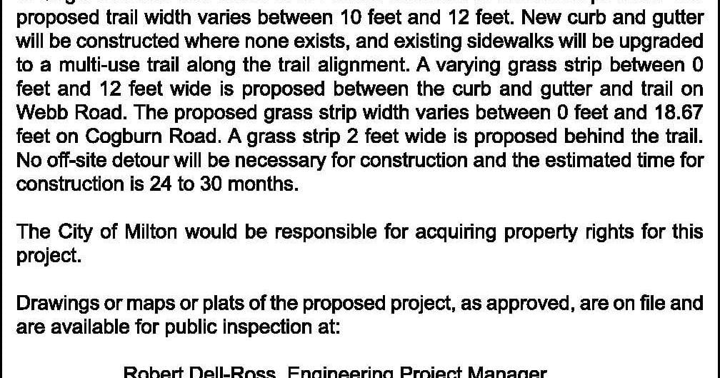 Pass Notice Notice of Location and Design Approval | Legal Notices | appenmedia.com