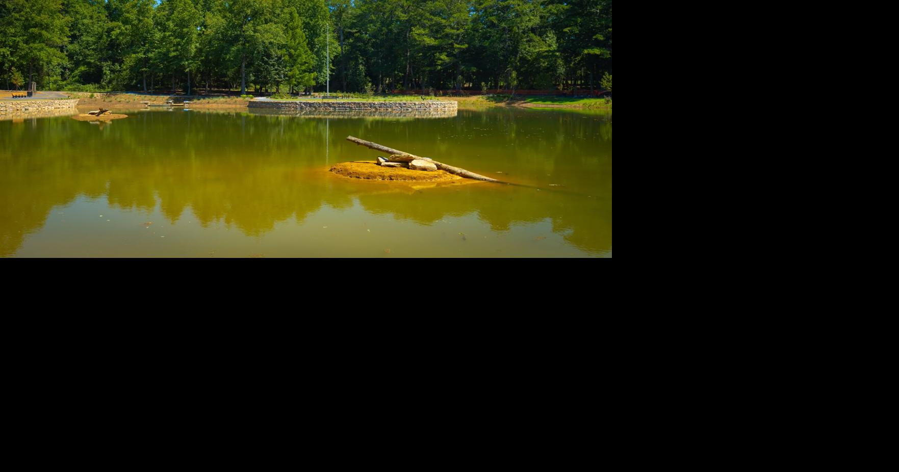 Roswell’s restored park pond ready to welcome fish