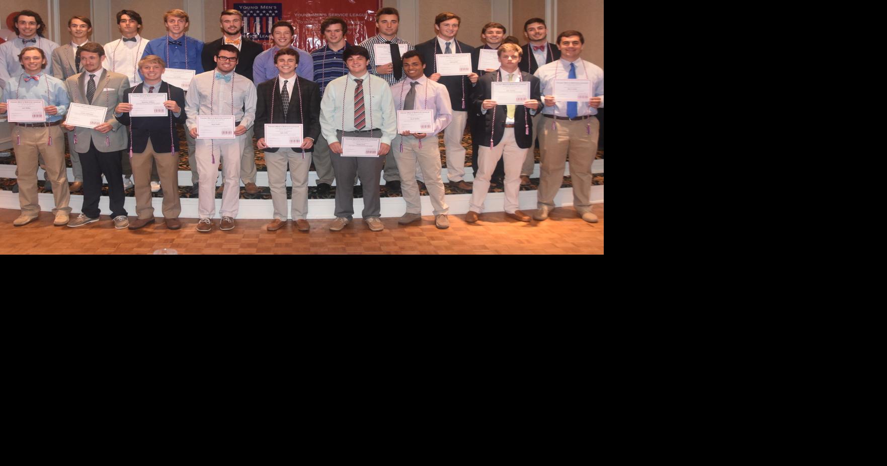 Alpharetta Young Men's Service League recognized graduating seniors