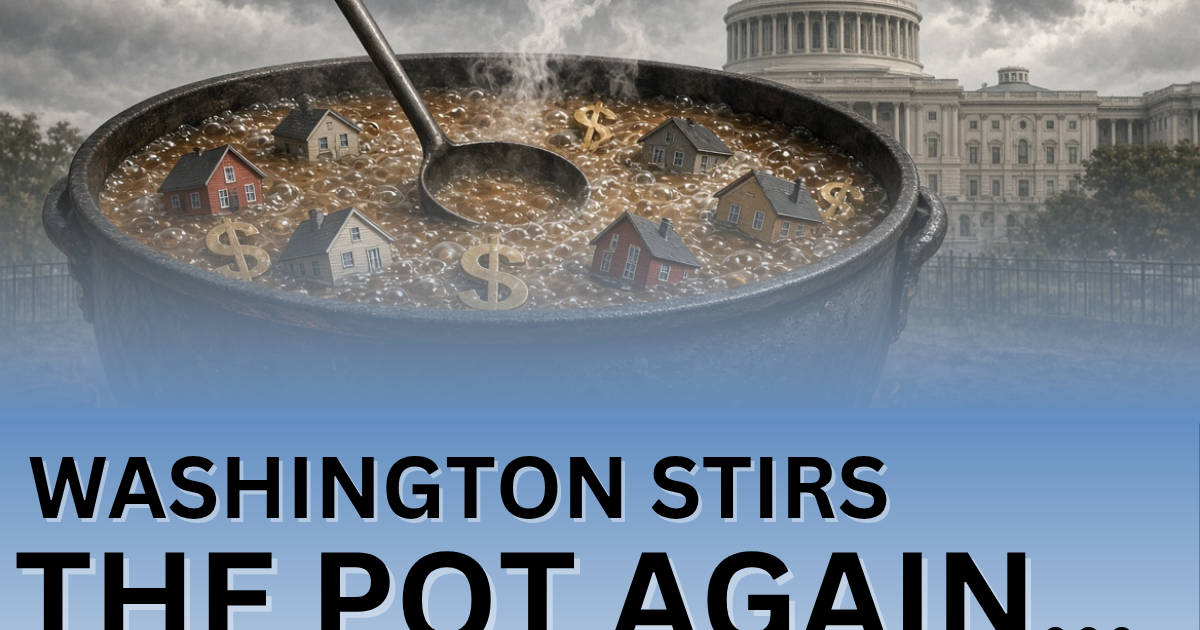 Aikenomics: Washington stirs pot again, mortgage rates climb