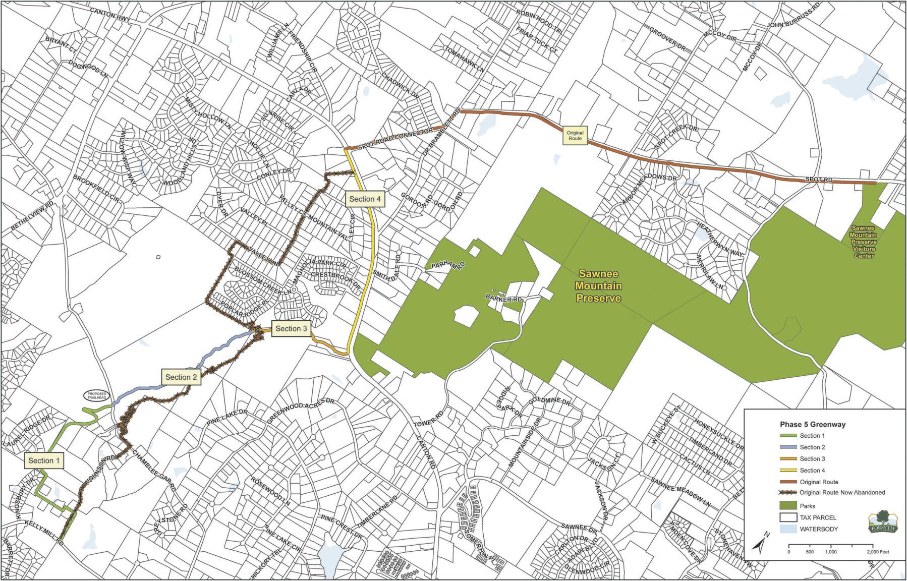 Commissioners approve Big Creek Greenway Phase 5 conceptual plan
