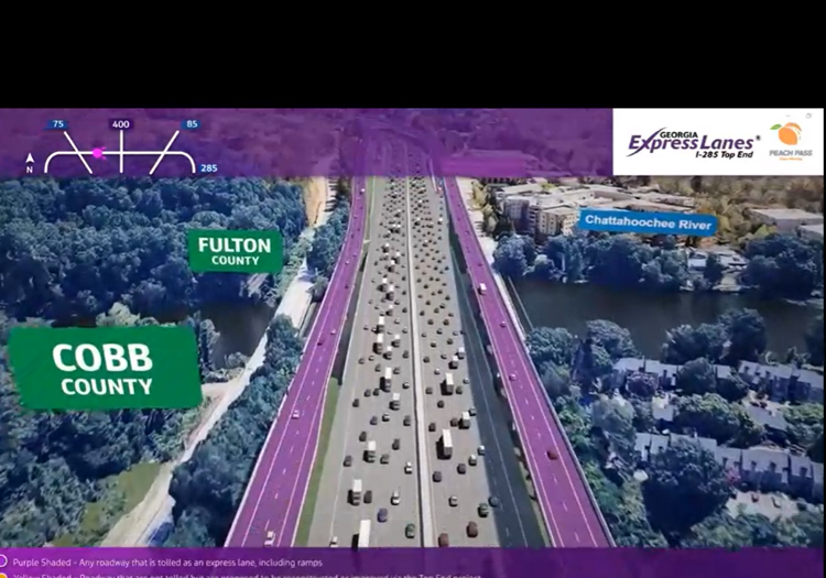 GDOT unveils I-285 Express Lanes project plans | Business News ...