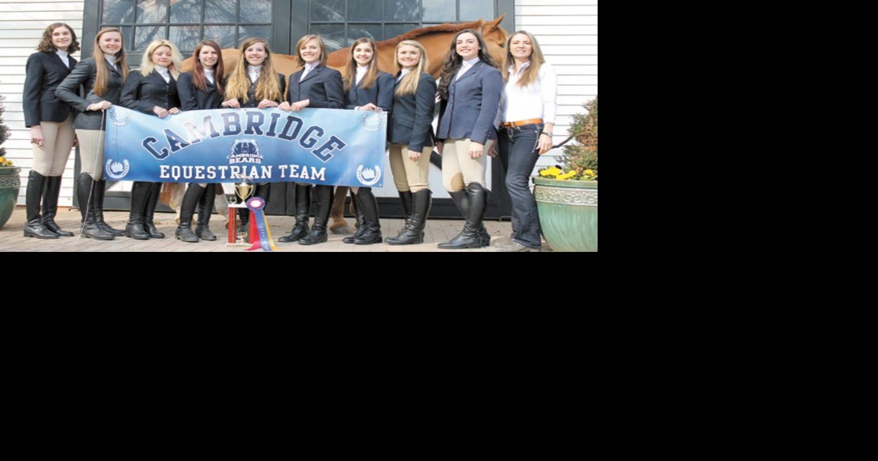 Cambridge equestrian team wins regionals Sports