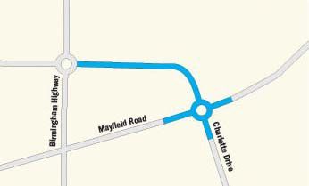 Mayfield Rd Map Mayfield Road roundabout takes shape | News | appenmedia.com