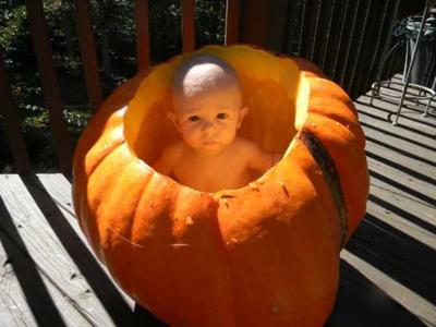 Pumpkin baby Aiden