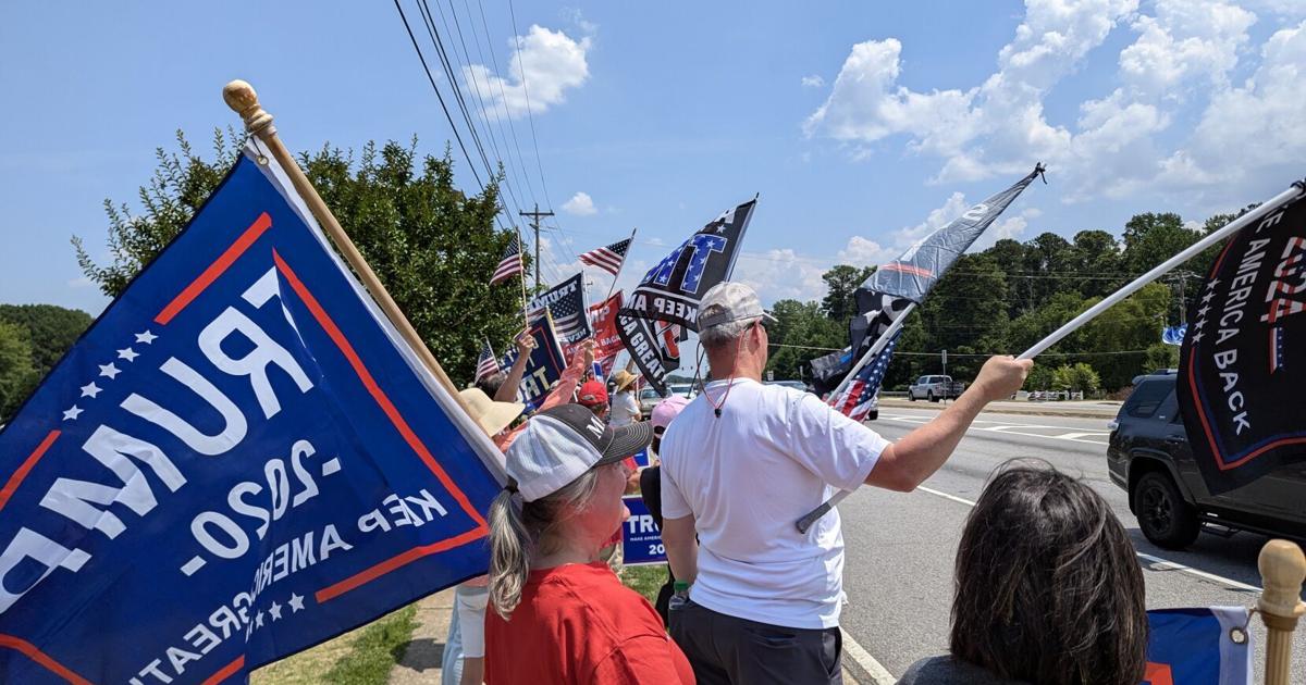Waking Rally Forsyth County Tea Party, GOP rally for Trump in wake of shooting ...