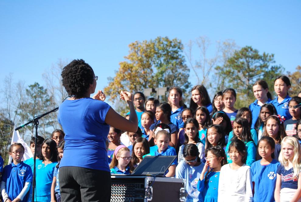 Johns Creek Elementary celebrates Veterans Day Sports