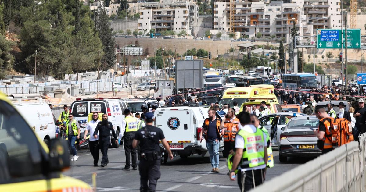 At least 6 killed in shooting at Jerusalem bus stop, Israeli officials say, in city’s deadliest attack in 2 years