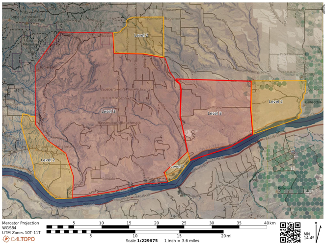 NEWELL ROAD WILDFIRE BLOG New Level 3 evacuations for Cleveland