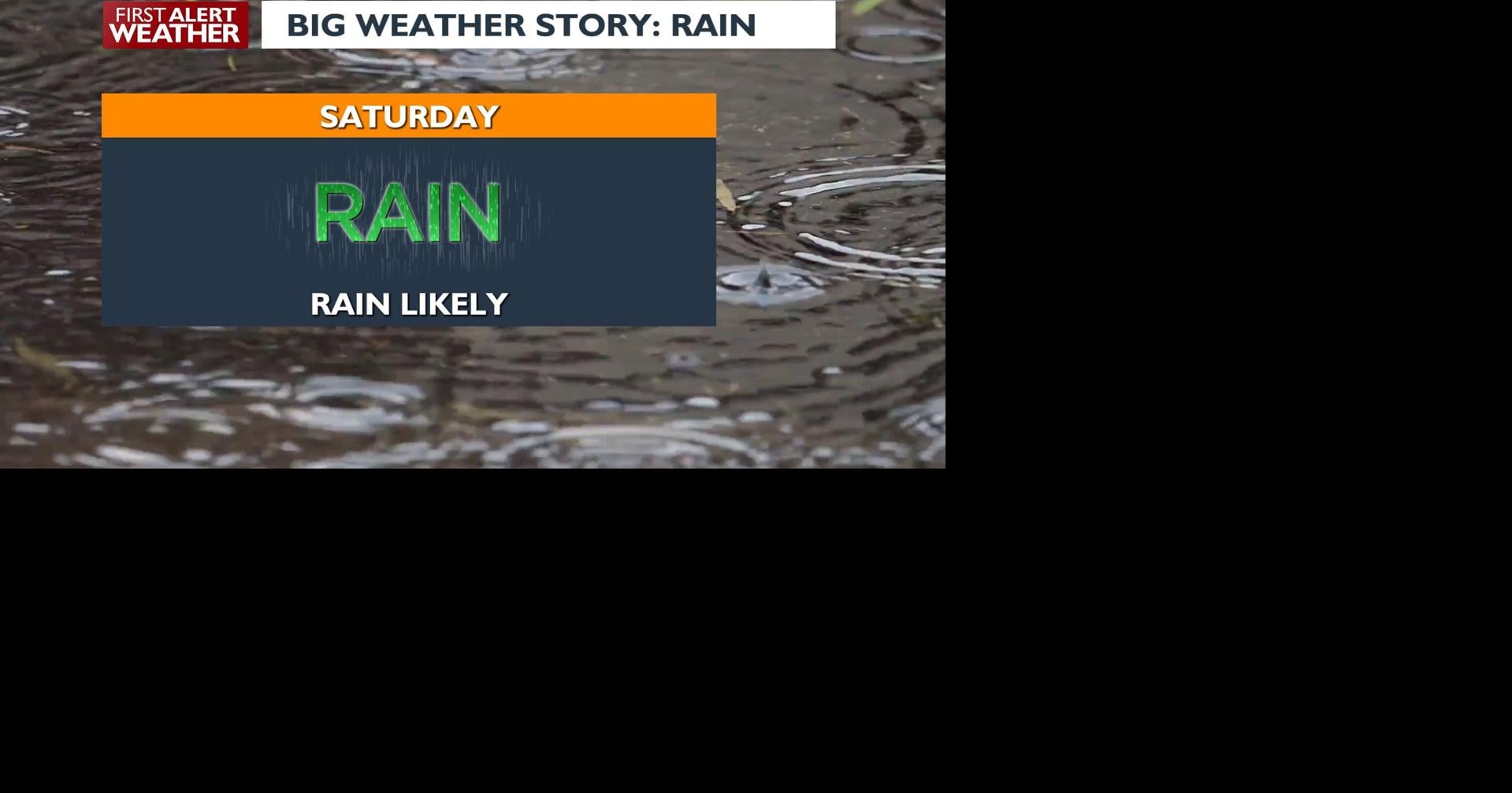Rain likely Saturday, more rain chances next week | News ...