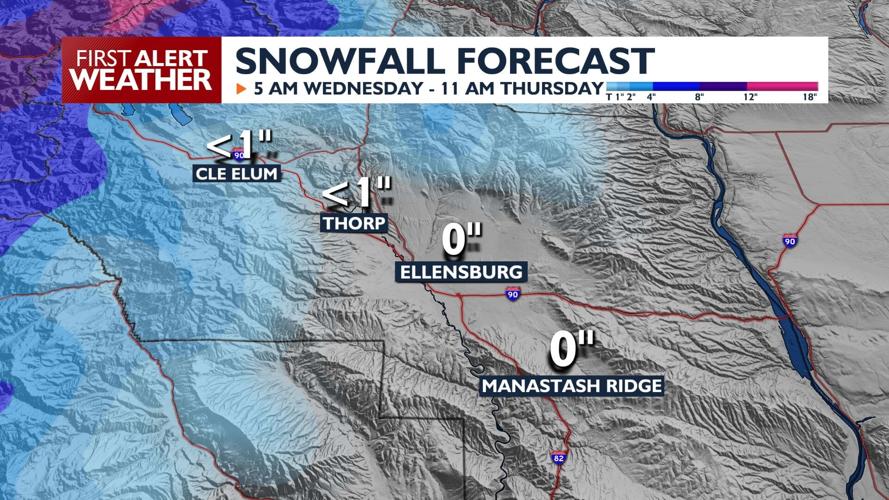 Snowy mountain passes through Thursday morning, high winds Wednesday ...