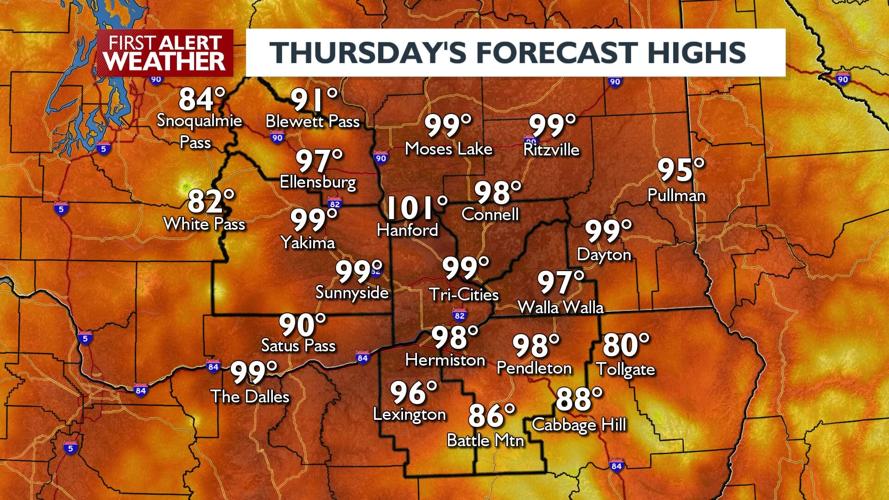 Hot and hazy through Friday, cooler and wetter beyond that | News ...