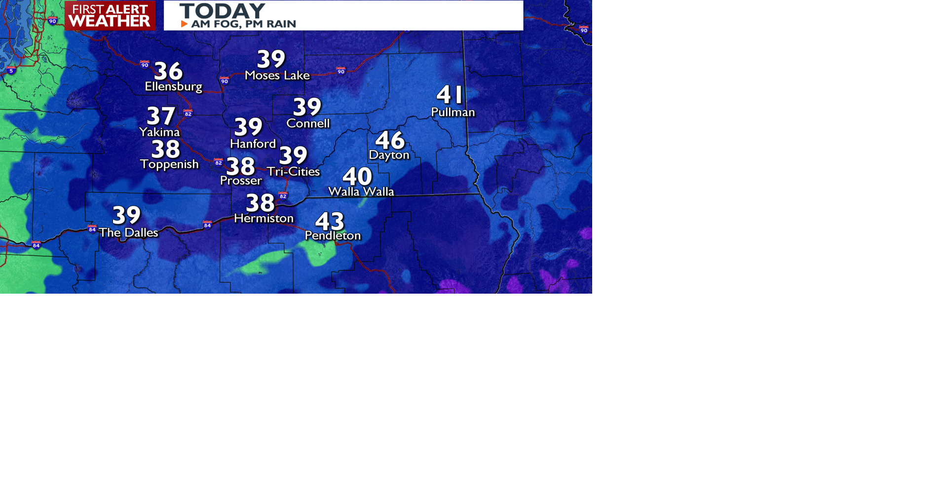 Friday Weather Forecast: Afternoon showers sticking around today ...