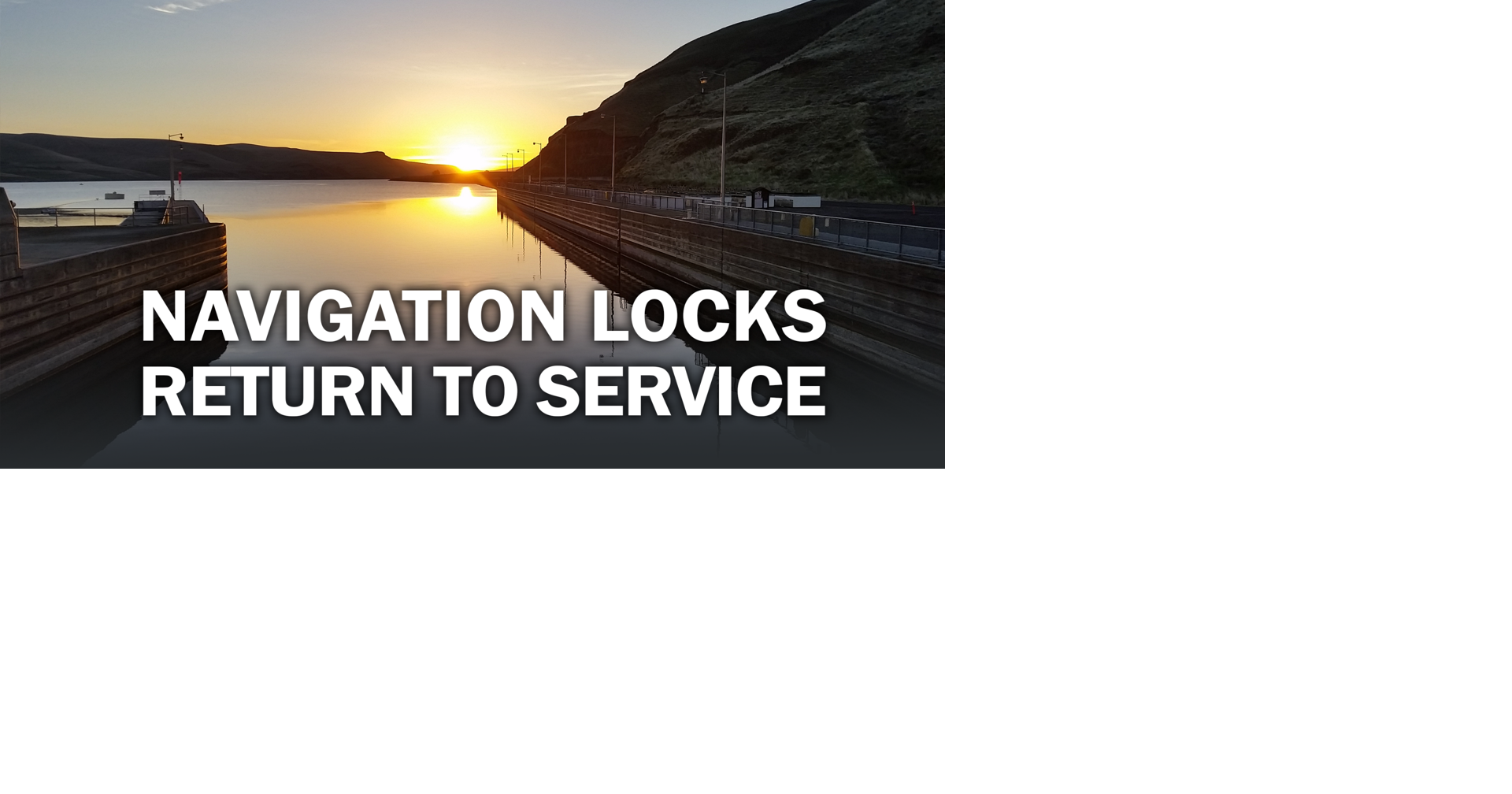 Army Corps Warns Boaters to Stay Clear of Navigation Locks After Recent ...