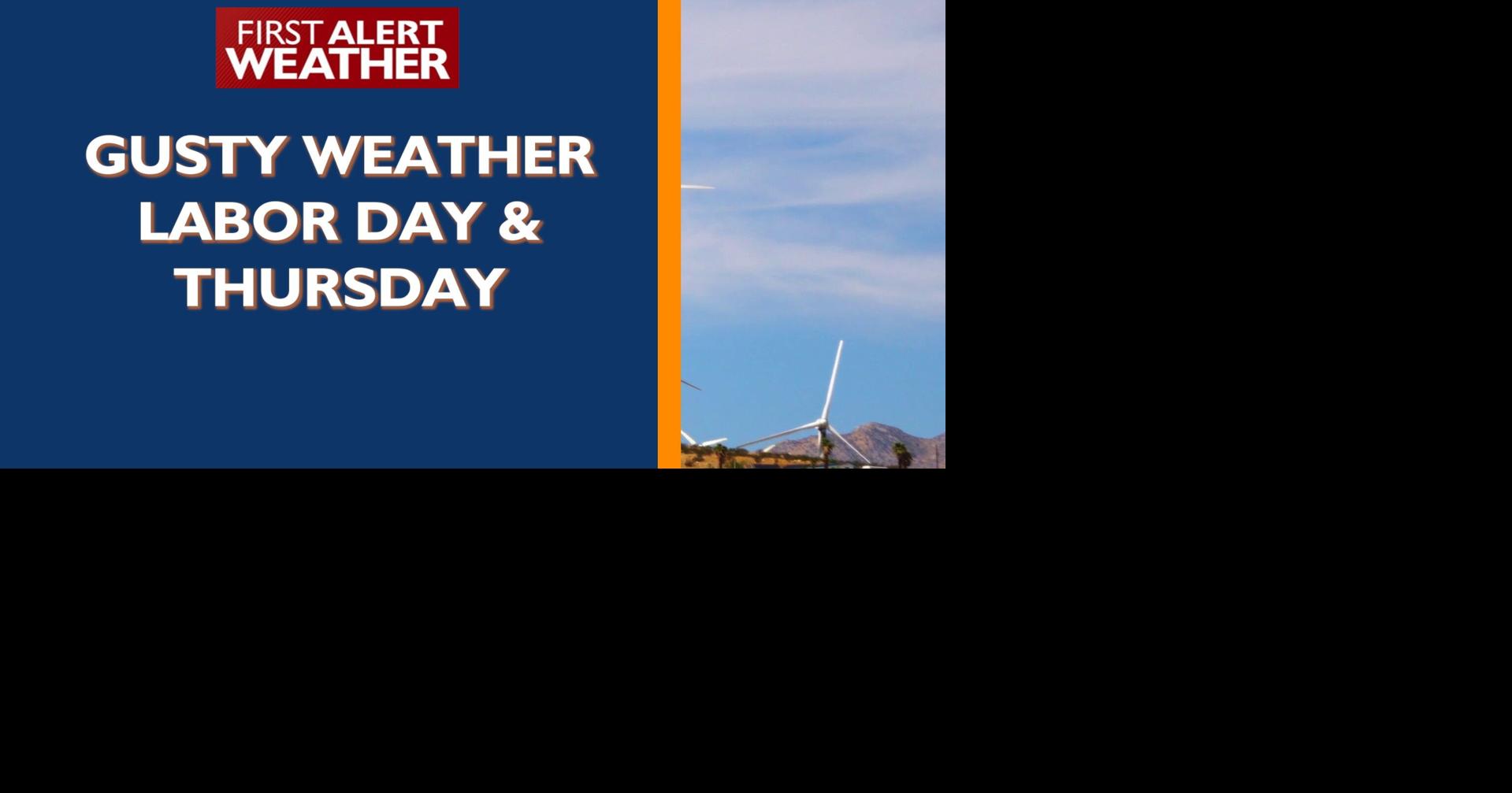 Read More Gusty weather Labor Day & Thursday, highs ~mostly~ staying in the 70s/80s