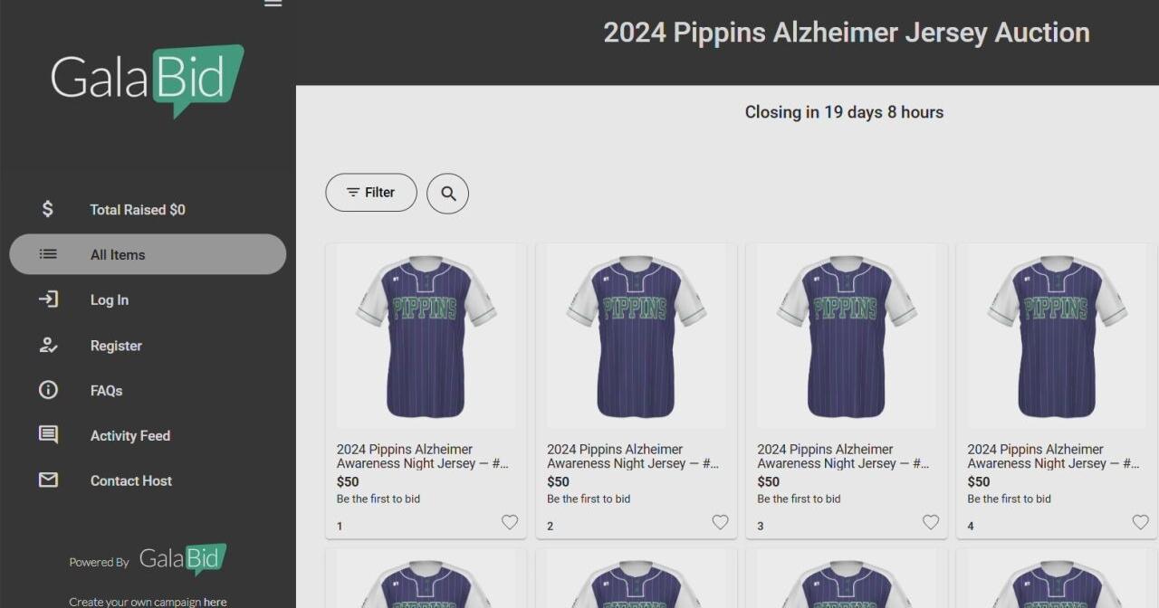 Yakima Valley Pippins jersey auction raising money for Walk to End Alzheimer's - Vimarsana News