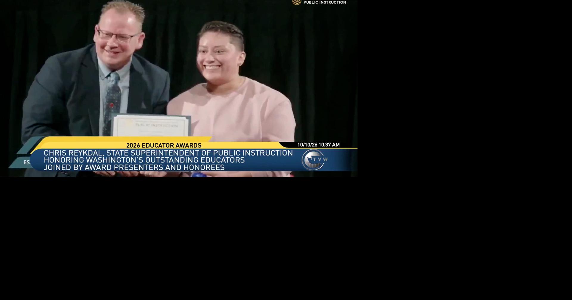 Toppenish, Mattawa educators honored at state Educator of the Year Awards