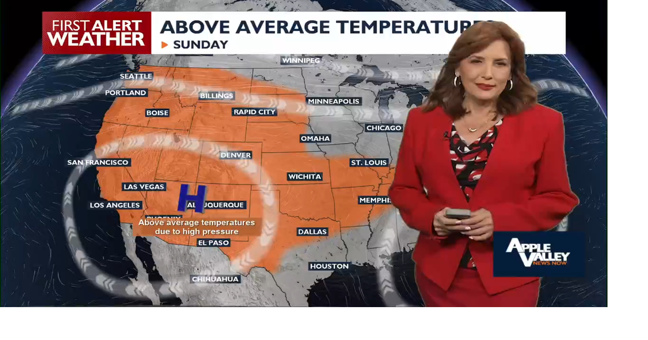 Cooler Sunday Ahead: Highs Near 90° with Lower Fire Danger and Improving Humidity
