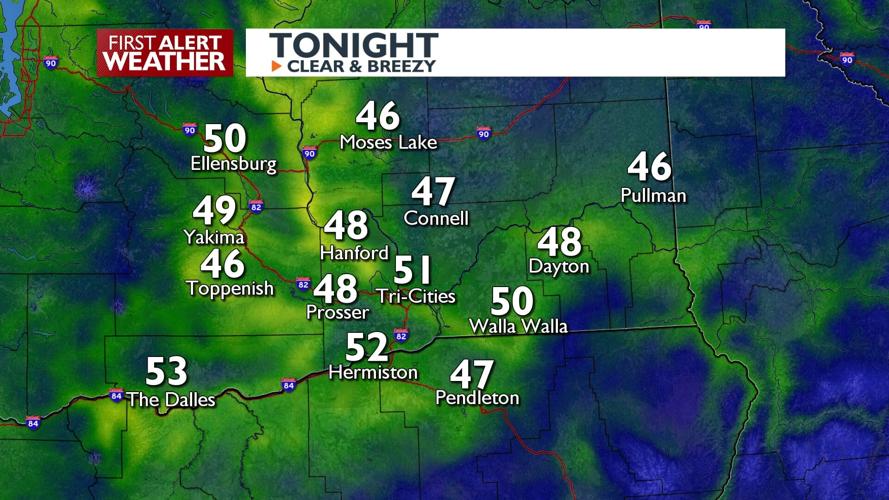 Partly Cloudy & Breezy Tonight...Really Nice Weekend...More Rain Next ...