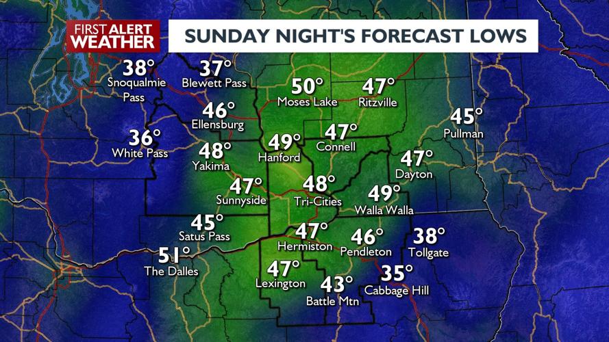 Breezy Conditions Continue on Sunday with Cooler Temperatures and Clear ...