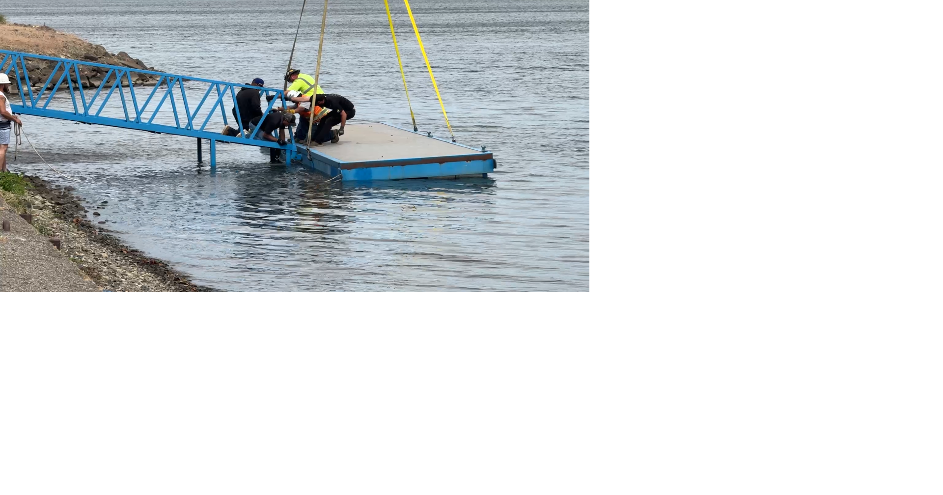 Tri-City Water Follies crews prepare Columbia River for spring testing