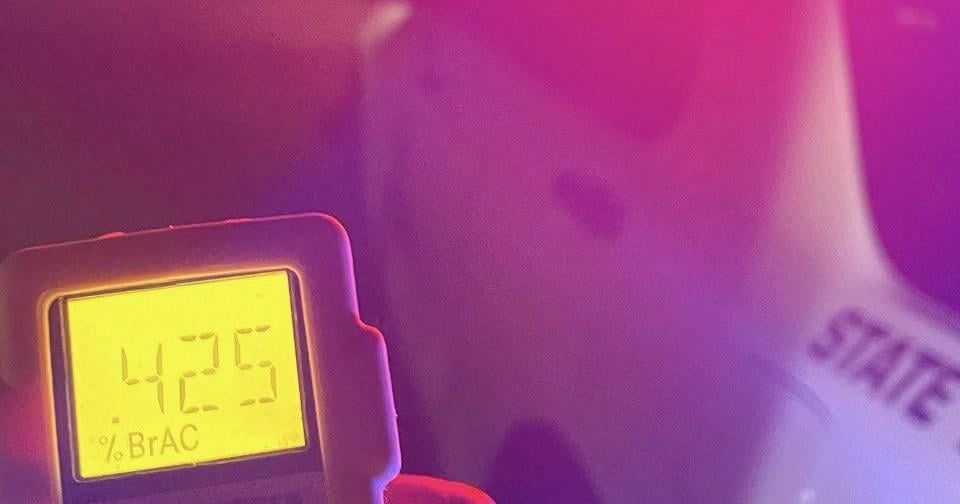 WSP warns against drunk driving after driver caught at more than 5 times legal limit