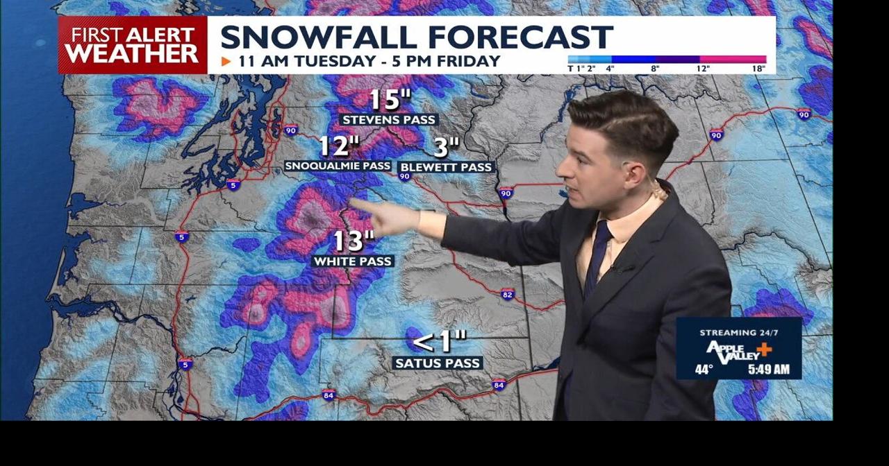 High winds Tuesday through Thursday, snowy mountain passes Tuesday ...