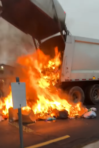 Walla Walla firefighters put out trash fire in garbage truck | News ...