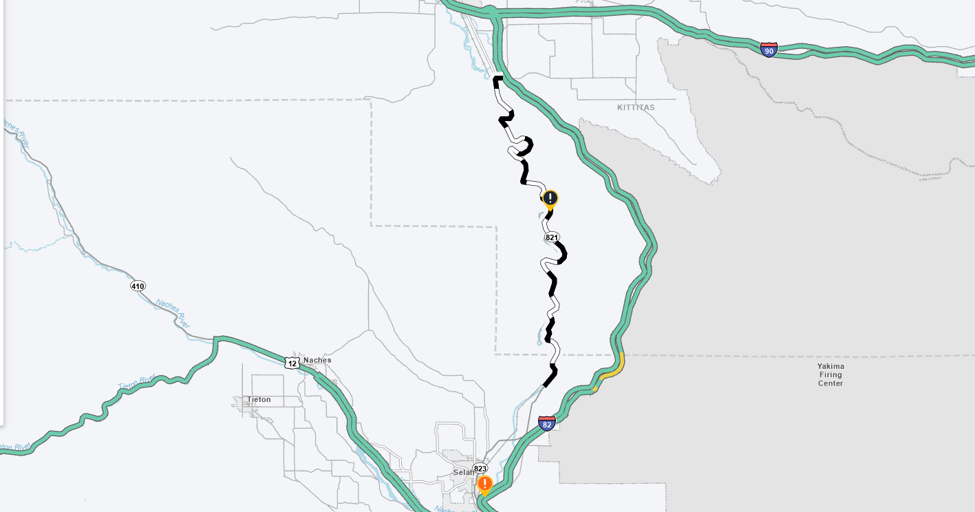 Selah Cliffs fire lists Level 3 (GO NOW) evacuation warning and highway closure - Vimarsana News