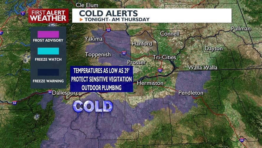Freeze Watch in Effect for Yakima Valley and Parts of North Central ...