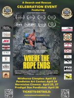Search and Rescue celebration with documentary screening "Where the Rope Ends"