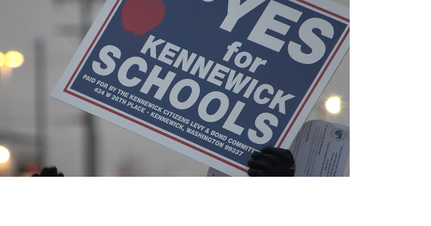 Kennewick educators rally for school levy support ahead of Tuesday vote
