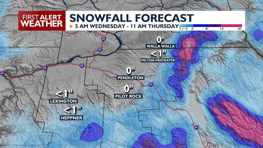 Snowy mountain passes through Thursday morning, high winds Wednesday ...