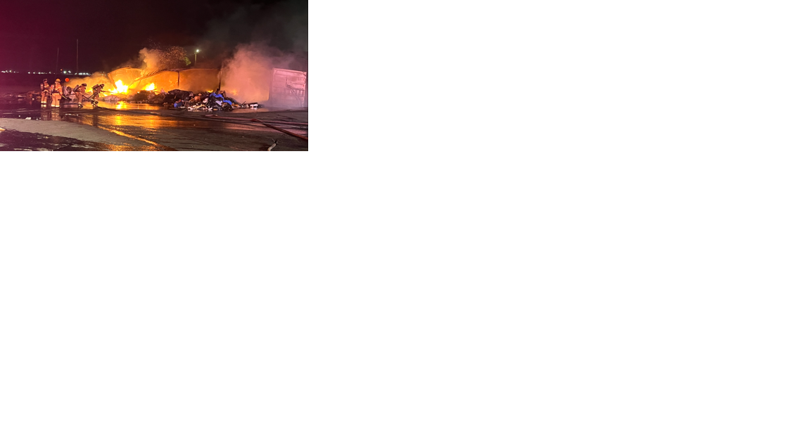 Flames destroy semi-truck trailer in Franklin County - Vimarsana News