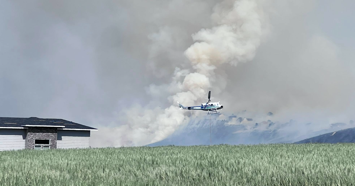 Country Meadows Fire in Benton County now at 1,700 acres burned