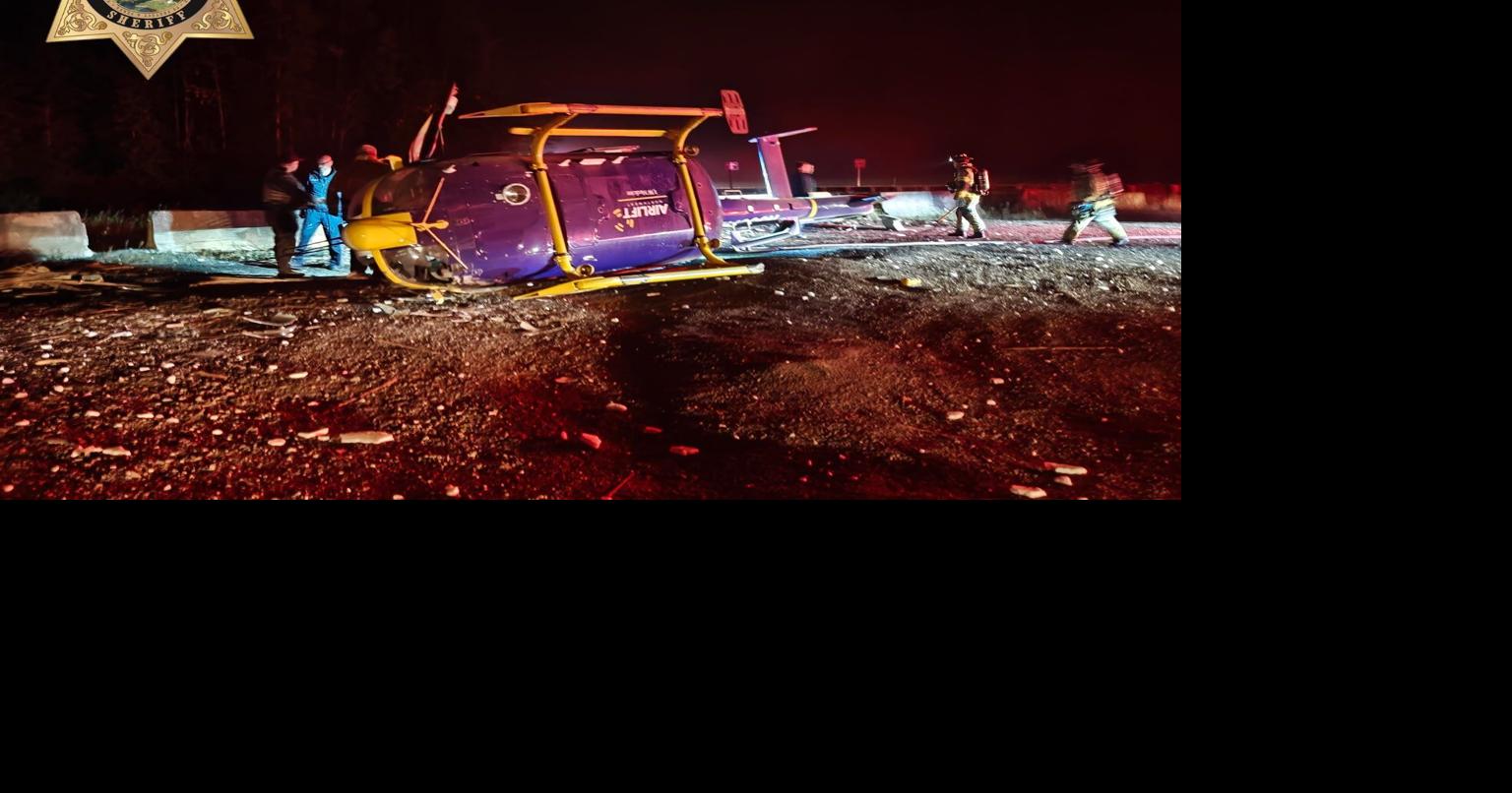 Medical helicopter crashes when landing to pick up injured Kittitas ...