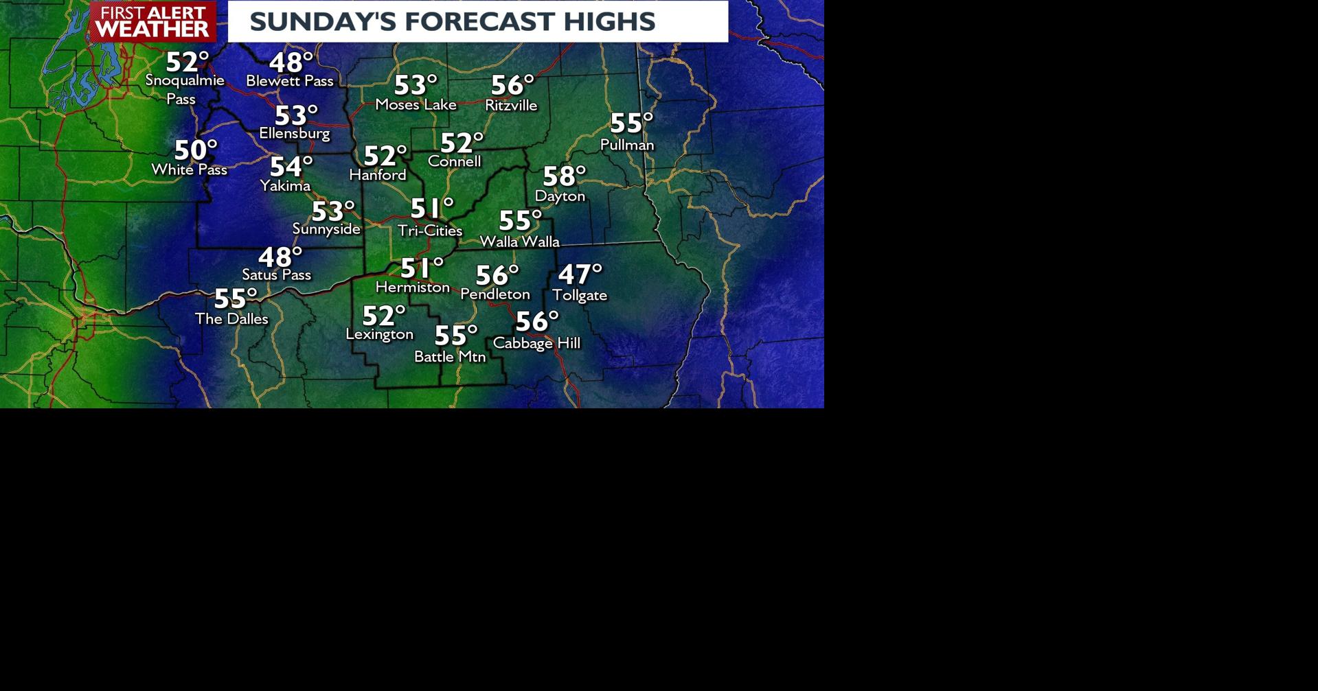 Sunny Start with Patchy Fog Likely in Pendleton, Hermiston, Columbia ...