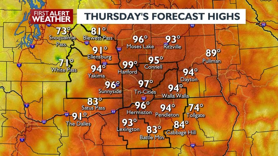 Seasonal heat through Friday, cooler this weekend | News ...