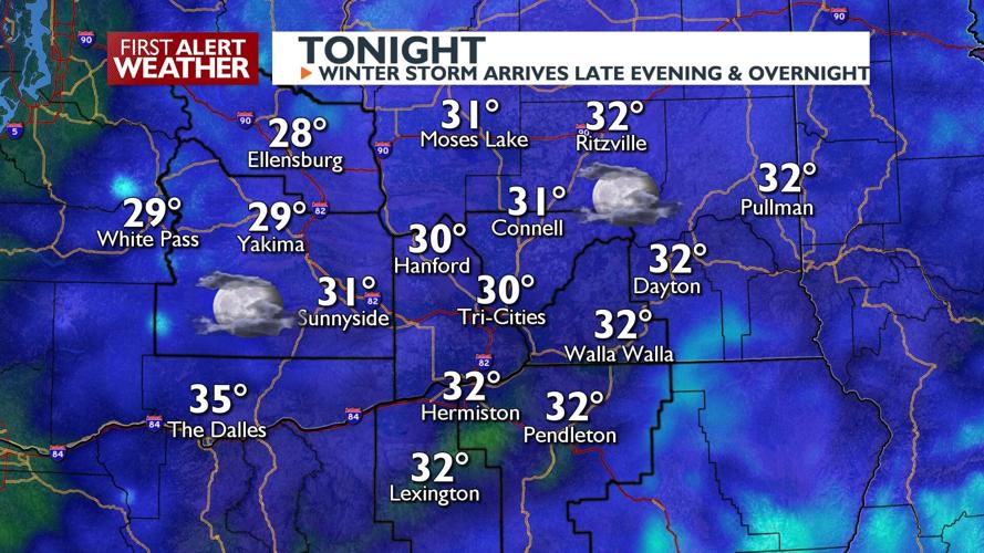 Winter Storm System Bringing Snow and Freezing Rain Tonight Across the ...
