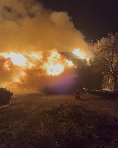 Benton County home declared total loss after fire outside service area ...