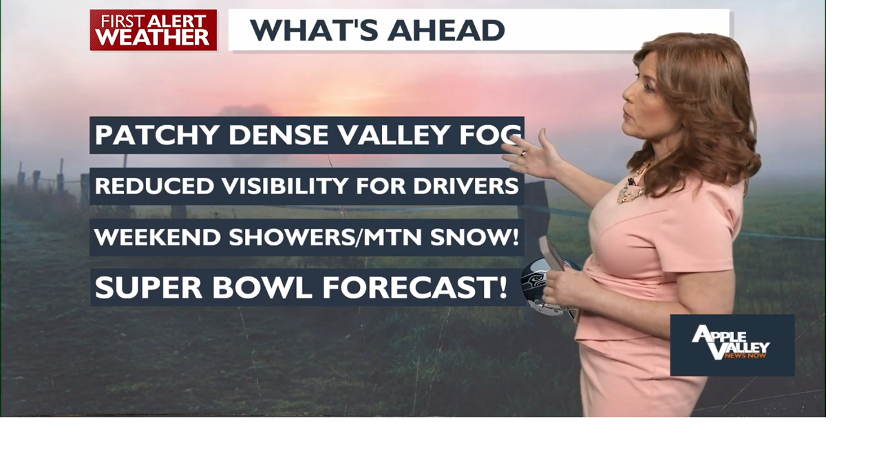 Dense fog expected in Eastern Oregon and Blue Mountain foothills overnight.