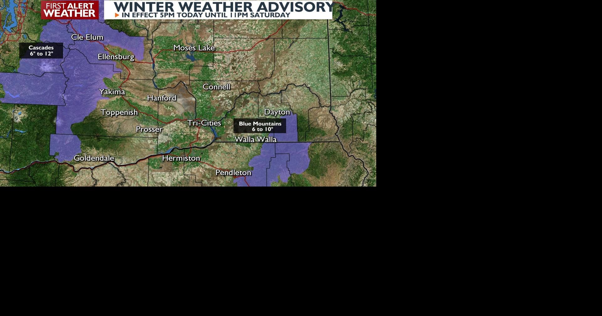 Heavy mountain snow, high winds will impact weekend travel | News ...