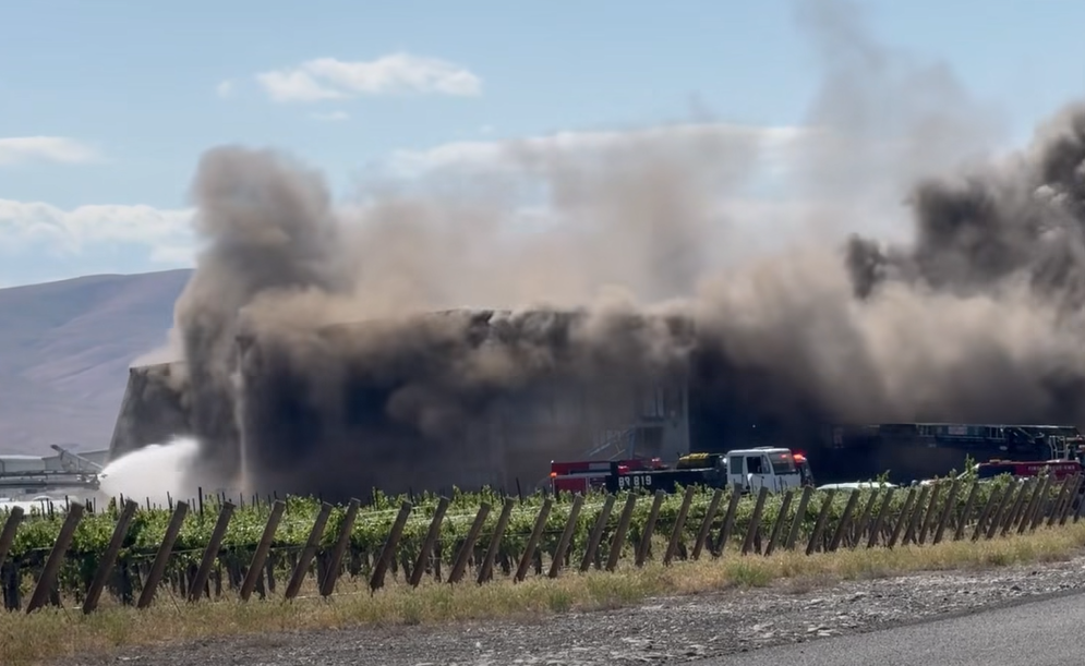 Mattawa winery recovering after massive fire engulfs facility