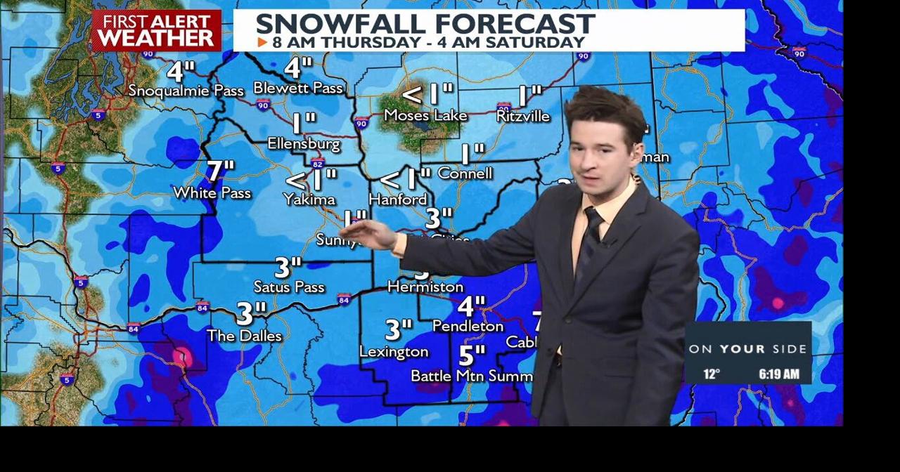Low elevation snow likely Thursday & Friday, mountain snow impacts ...