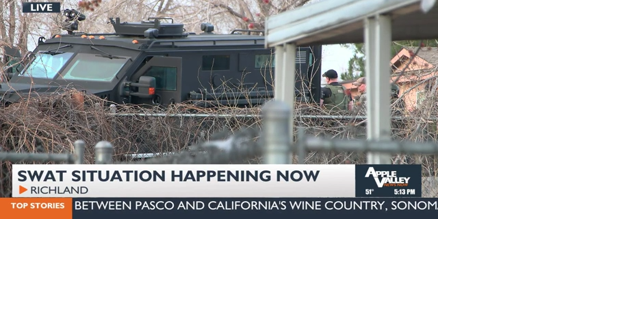 WATCH: SWAT standoff in Richland ends, one detained - Vimarsana News